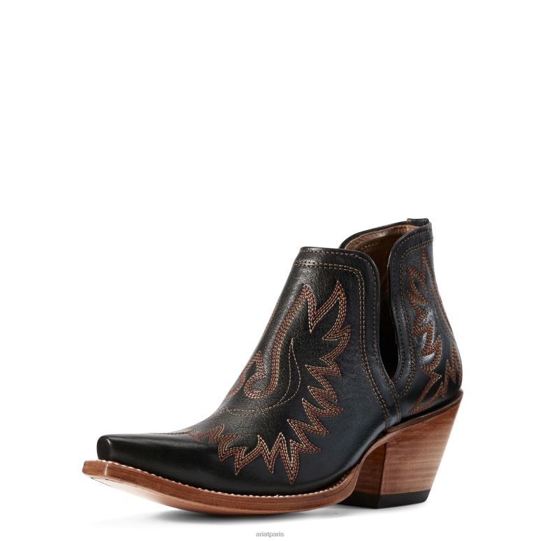 RJ66P2194 botte western dixon Ariat chaussure brooklyn noir femmes