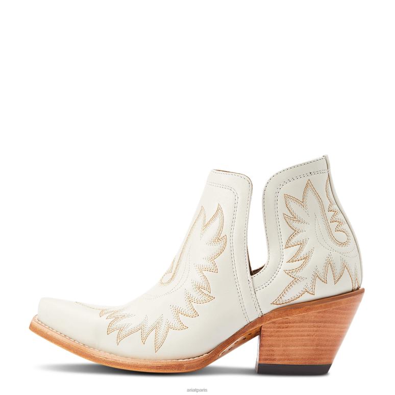 RJ66P2198 botte western dixon Ariat chaussure blanc femmes