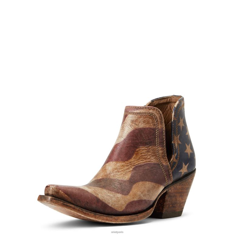 RJ66P2206 botte western dixon Ariat chaussure vieux patriote femmes