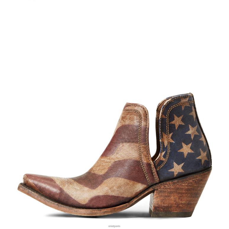 RJ66P2206 botte western dixon Ariat chaussure vieux patriote femmes