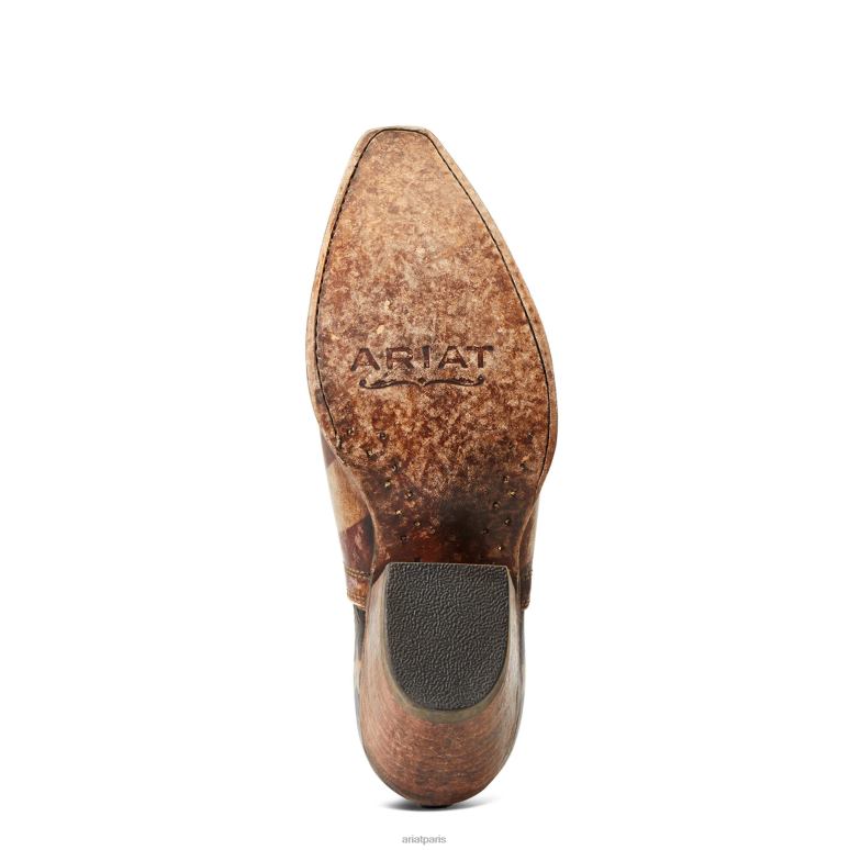 RJ66P2206 botte western dixon Ariat chaussure vieux patriote femmes