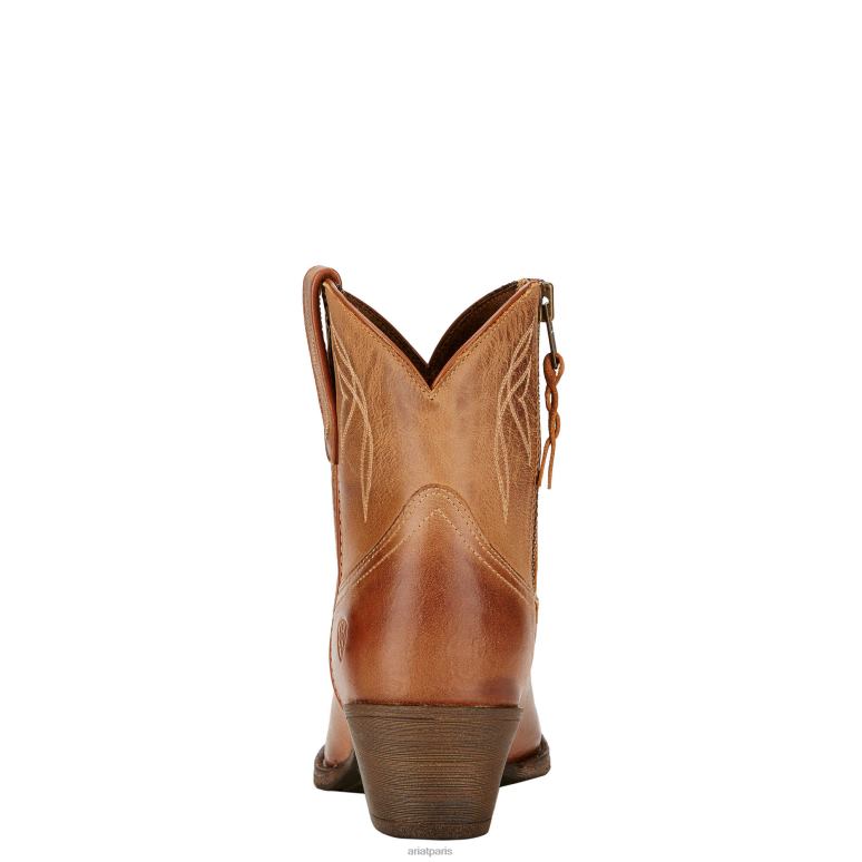 RJ66P2207 botte western chérie Ariat chaussure sucre brûlé femmes