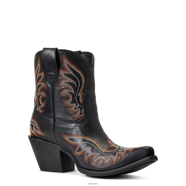 RJ66P2235 botte western Chandler Ariat chaussure noir luxueux femmes