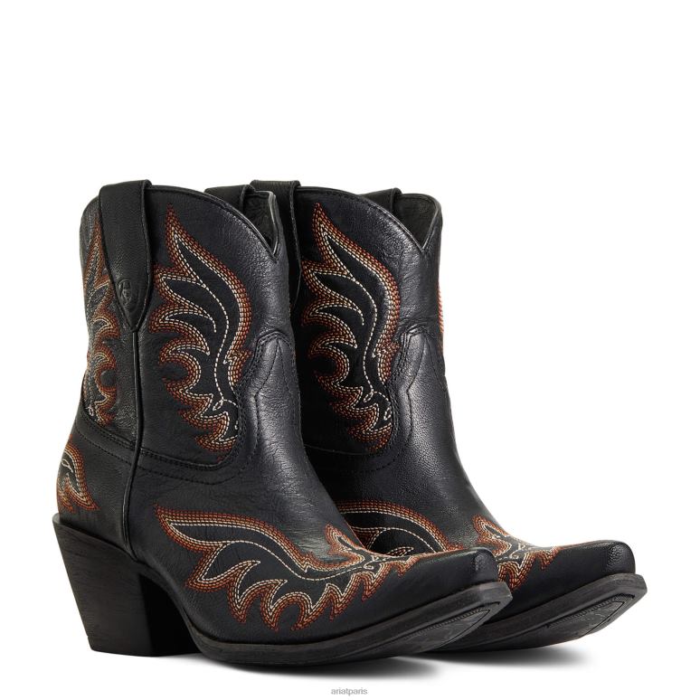 RJ66P2235 botte western Chandler Ariat chaussure noir luxueux femmes