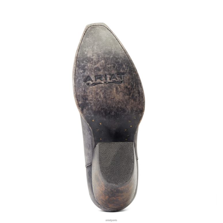RJ66P2236 botte western noisette Ariat chaussure noir naturellement vieilli femmes