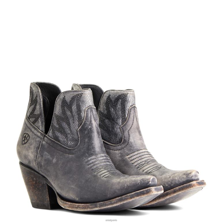 RJ66P2236 botte western noisette Ariat chaussure noir naturellement vieilli femmes