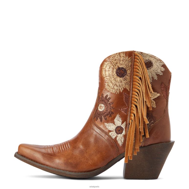 RJ66P2241 botte western florence Ariat chaussure bronzage emmêlé femmes