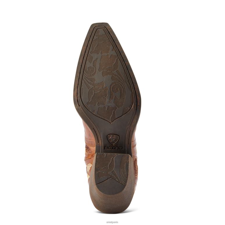 RJ66P2241 botte western florence Ariat chaussure bronzage emmêlé femmes