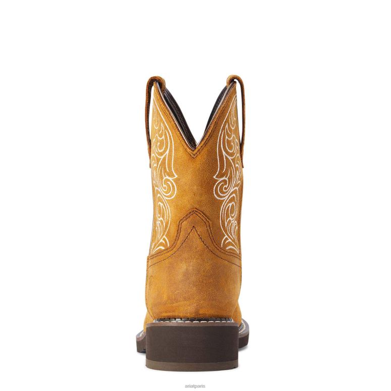 RJ66P2258 botte western imperméable fatbaby Heritage Ariat chaussure épice de gingembre femmes