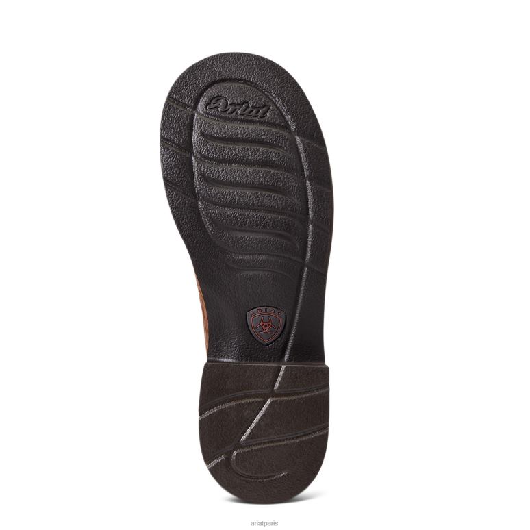 RJ66P2263 botte western fatbaby Heritage Patriot Ariat chaussure curcuma craquelé femmes