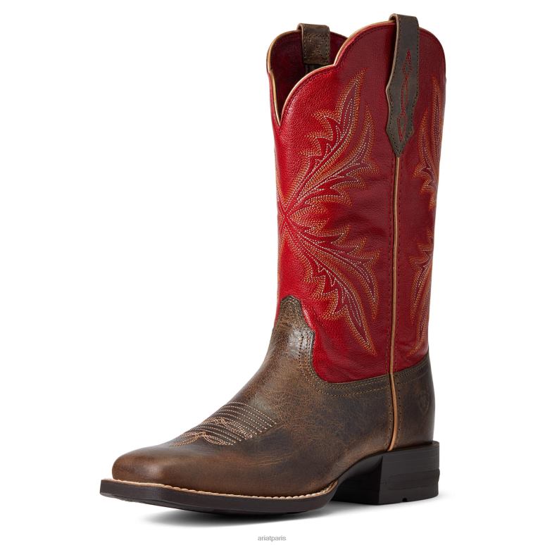 RJ66P2266 botte western en direction ouest Ariat chaussure martre femmes
