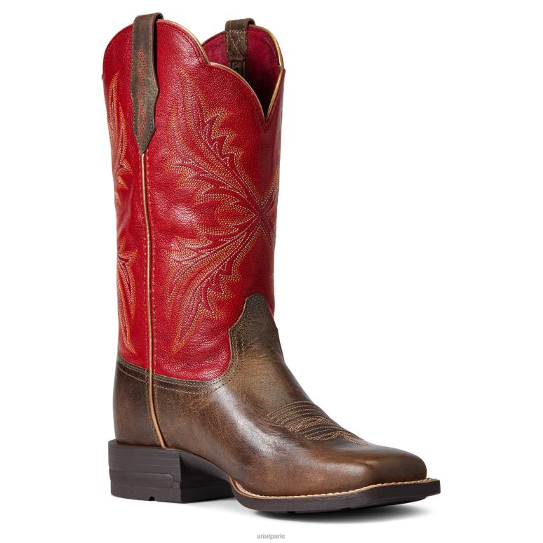 RJ66P2266 botte western en direction ouest Ariat chaussure martre femmes