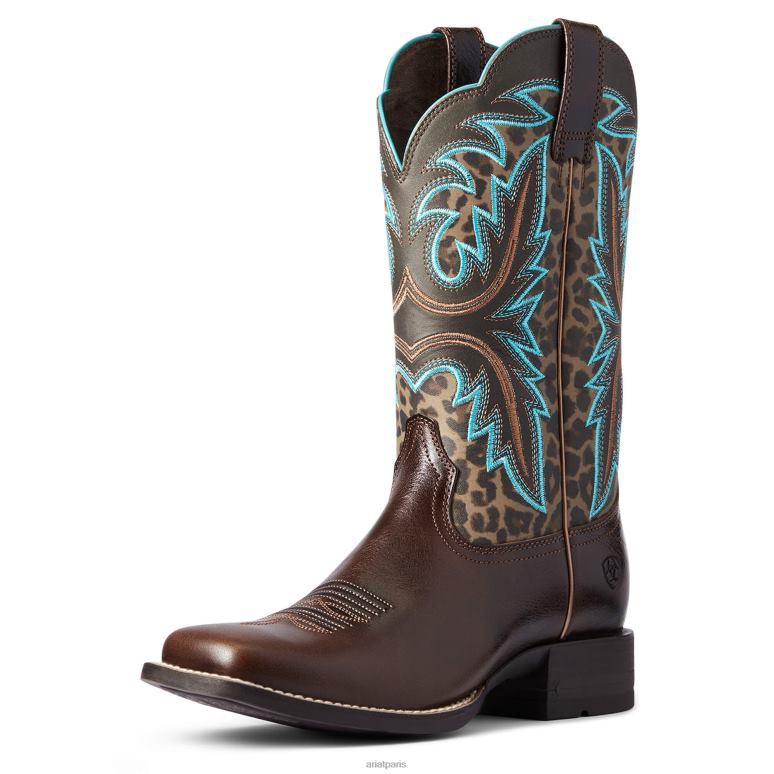 RJ66P2271 botte western lonestar Ariat chaussure Pépite de chocolat femmes
