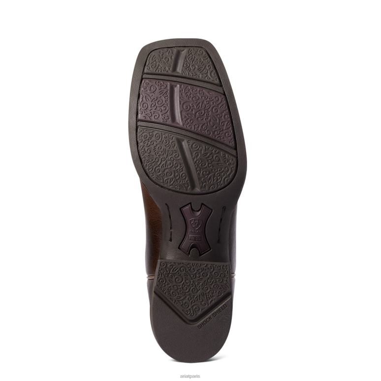 RJ66P2271 botte western lonestar Ariat chaussure Pépite de chocolat femmes