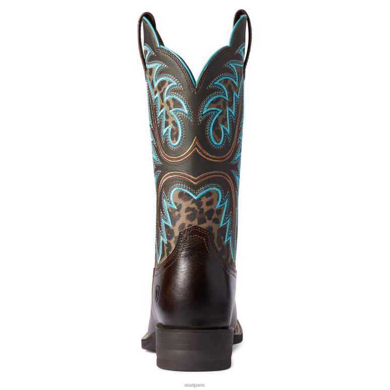 RJ66P2271 botte western lonestar Ariat chaussure Pépite de chocolat femmes