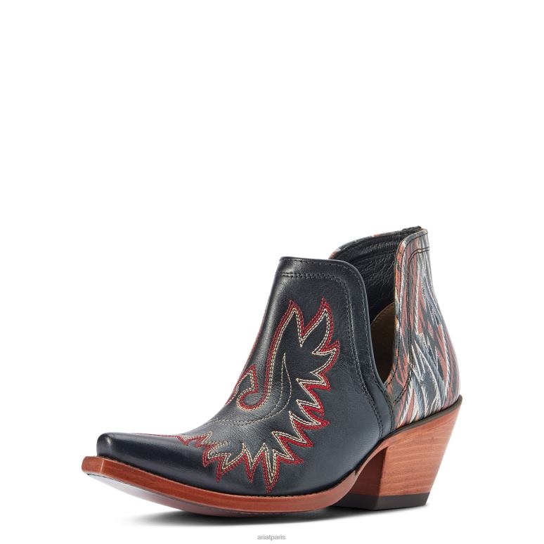 RJ66P2274 botte western dixon chimayo Ariat chaussure en espèces noir femmes