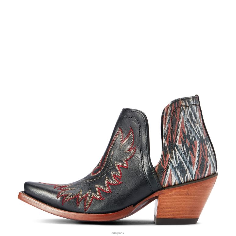 RJ66P2274 botte western dixon chimayo Ariat chaussure en espèces noir femmes