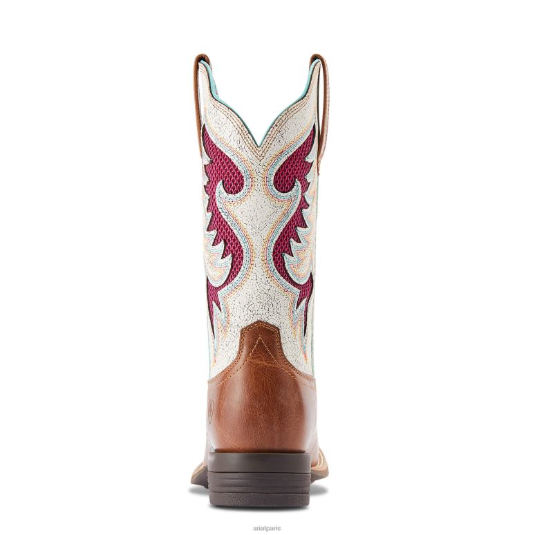 RJ66P2277 botte western pinto venttek 360 degrés Ariat chaussure bronzage foncé femmes