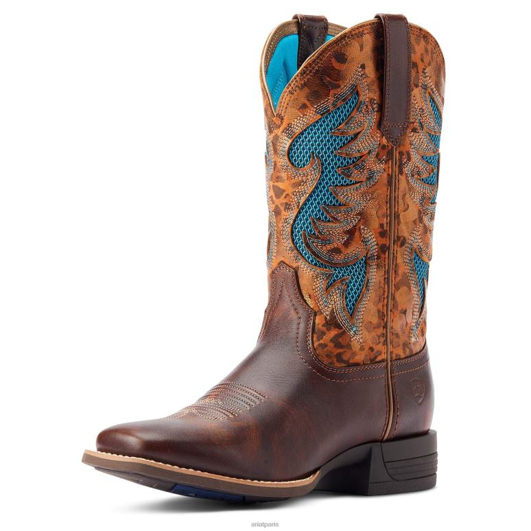 RJ66P2280 botte western pinto venttek 360 degrés Ariat chaussure brun du Yukon femmes