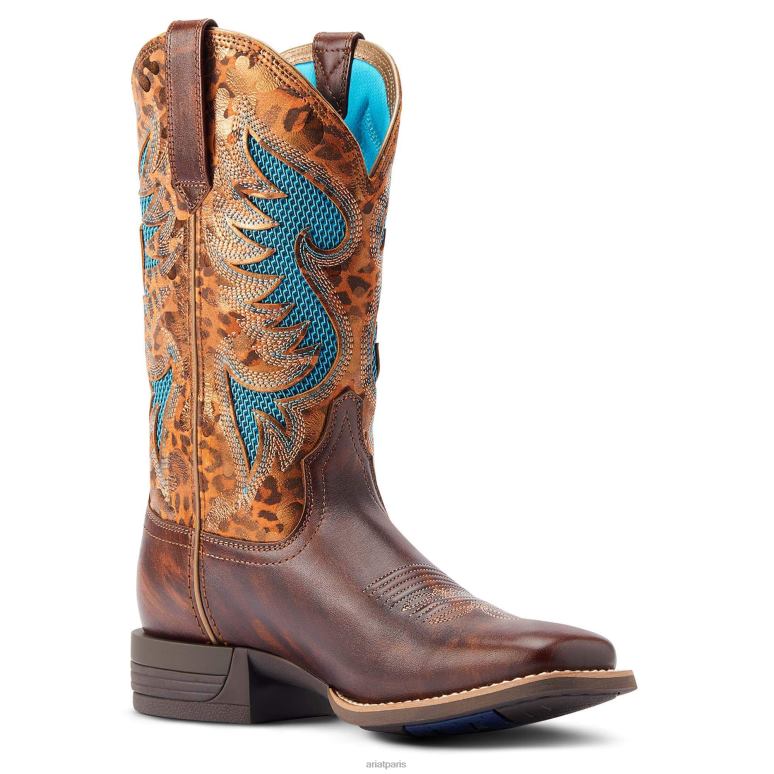 RJ66P2280 botte western pinto venttek 360 degrés Ariat chaussure brun du Yukon femmes