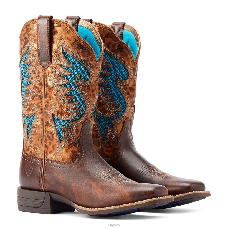 RJ66P2280 botte western pinto venttek 360 degrés Ariat chaussure brun du Yukon femmes