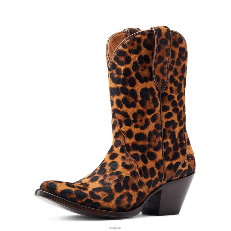 RJ66P2282 botte western bandida Ariat chaussure cheveux de léopard femmes