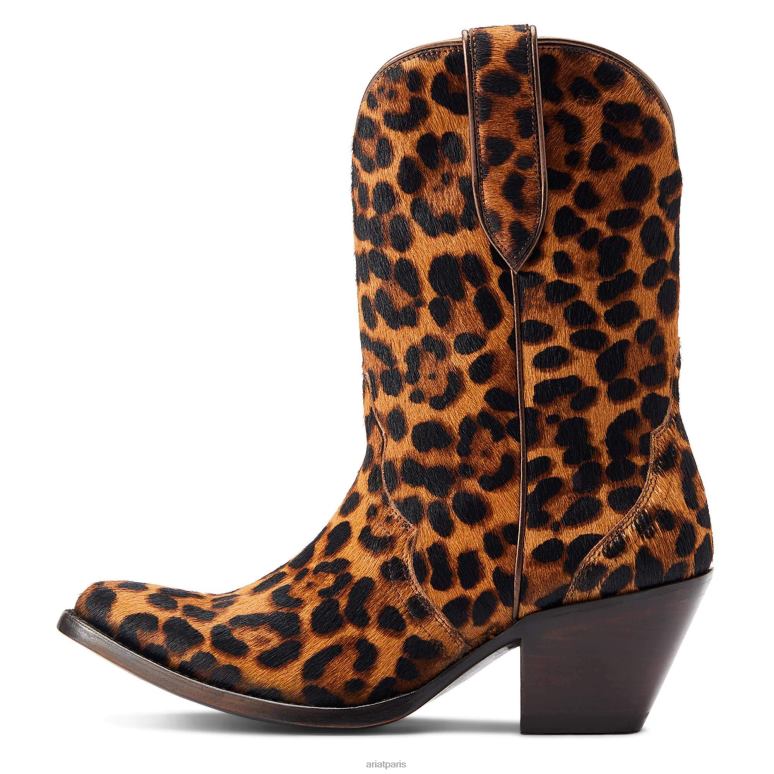RJ66P2282 botte western bandida Ariat chaussure cheveux de léopard femmes