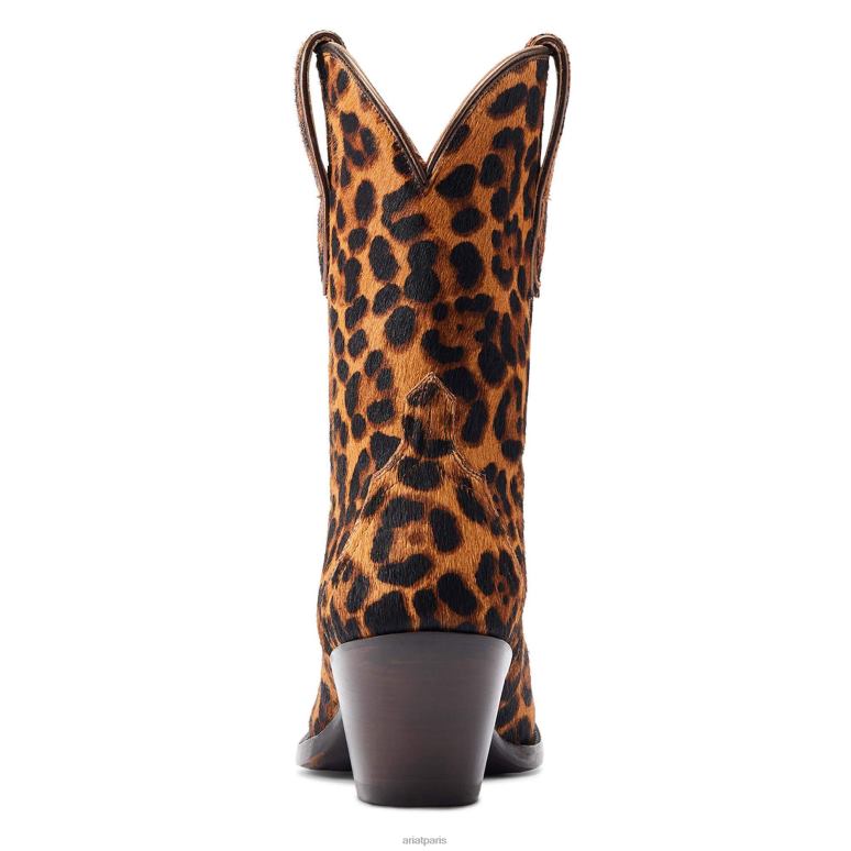 RJ66P2282 botte western bandida Ariat chaussure cheveux de léopard femmes