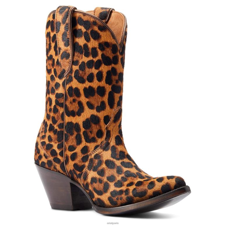 RJ66P2282 botte western bandida Ariat chaussure cheveux de léopard femmes