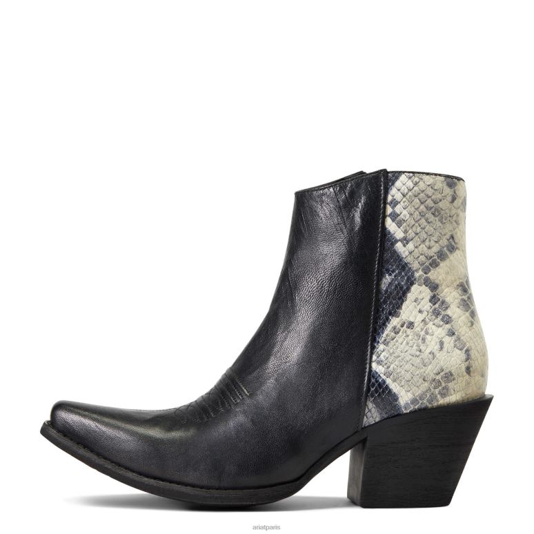 RJ66P2286 botte western Carmelita Ariat chaussure tout noir femmes