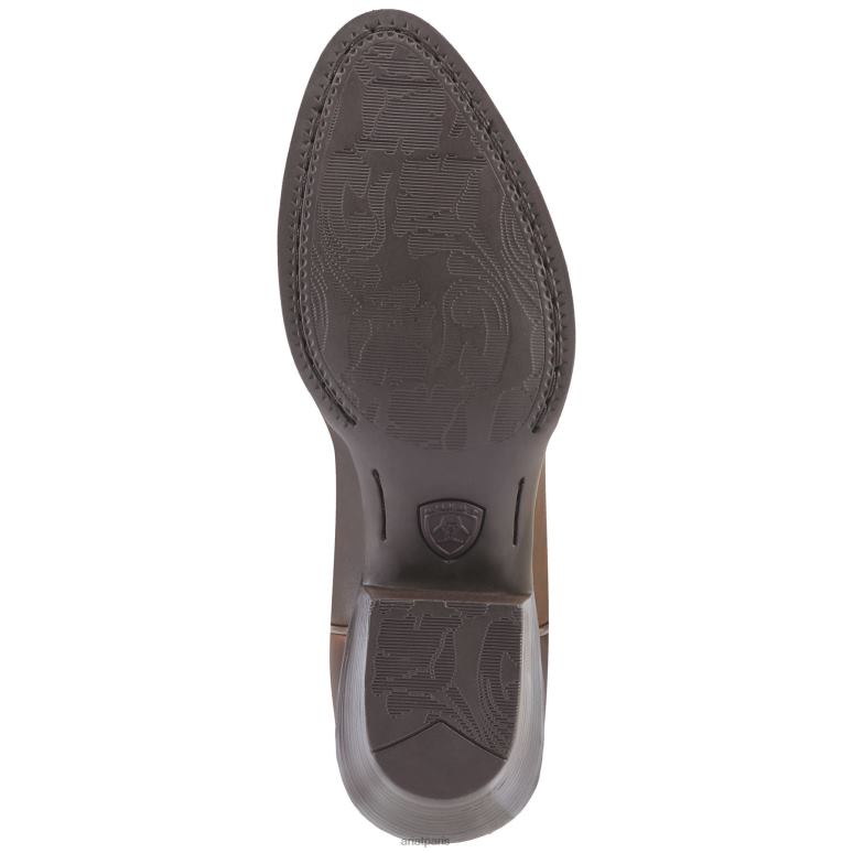 RJ66P2351 botte western magnolia Ariat chaussure marron vieilli femmes