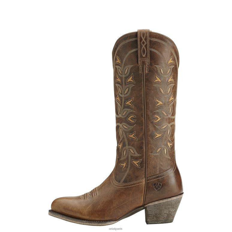 RJ66P2356 botte western de houx du désert Ariat chaussure perle femmes