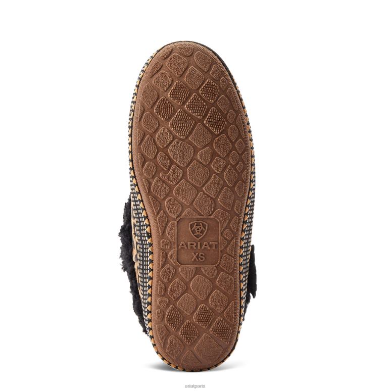RJ66P2479 pantoufle mélodie Ariat chaussure daim à imprimé léopard femmes