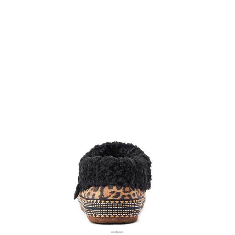 RJ66P2479 pantoufle mélodie Ariat chaussure daim à imprimé léopard femmes