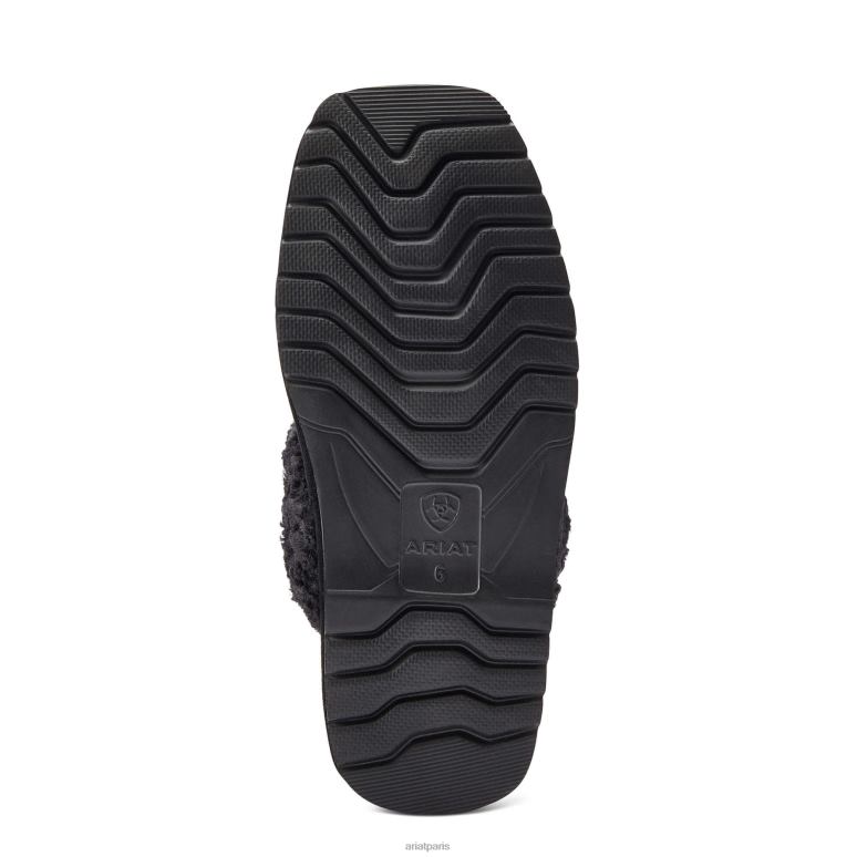 RJ66P2488 pantoufle Jackie à bout carré Ariat chaussure cheveux en or noir femmes