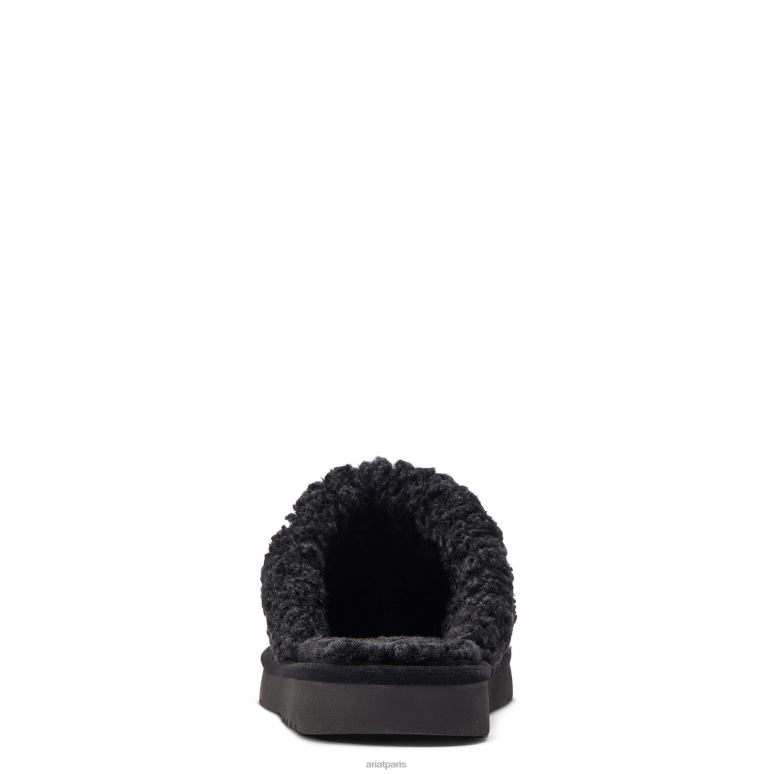 RJ66P2488 pantoufle Jackie à bout carré Ariat chaussure cheveux en or noir femmes