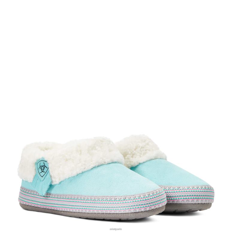 RJ66P2497 pantoufle mélodie Ariat chaussure turquoise femmes