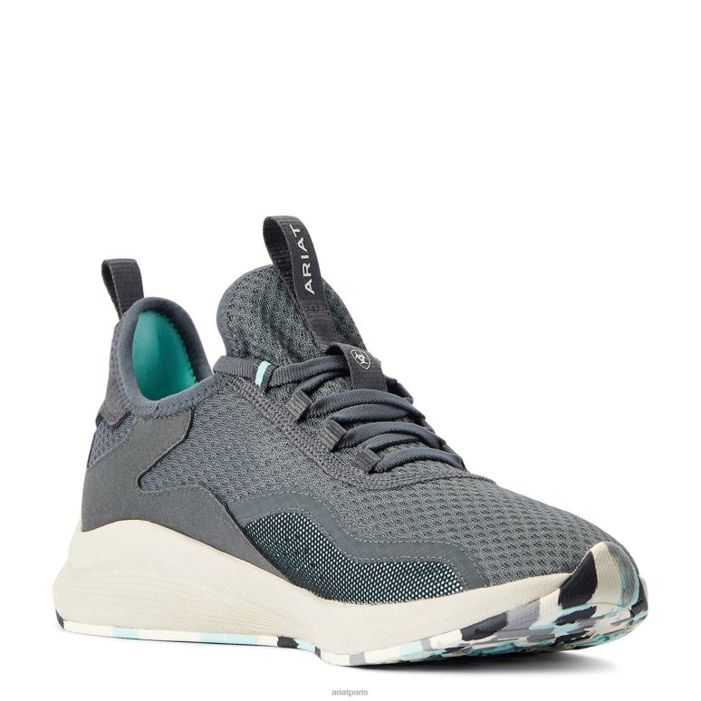 RJ66P2369 s'enflammer étanche Ariat chaussure bleu acier femmes