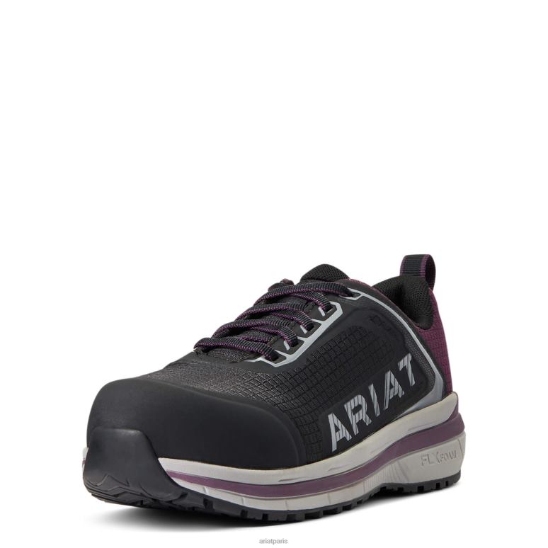 RJ66P2395 chaussure de sécurité à embout composite Outpace Ariat chaussure ombre violette femmes