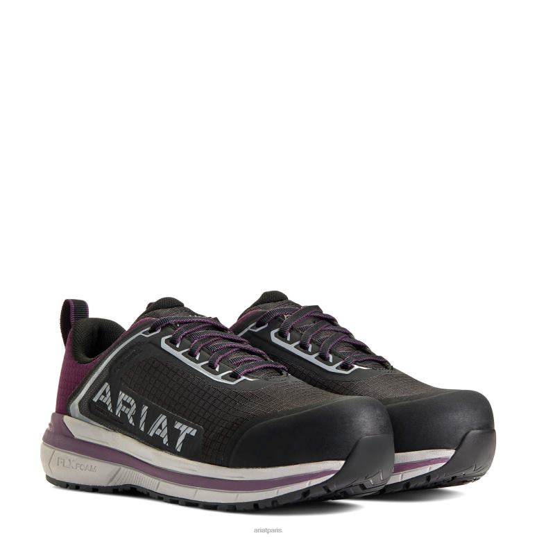 RJ66P2395 chaussure de sécurité à embout composite Outpace Ariat chaussure ombre violette femmes
