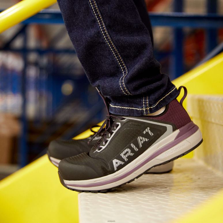 RJ66P2395 chaussure de sécurité à embout composite Outpace Ariat chaussure ombre violette femmes