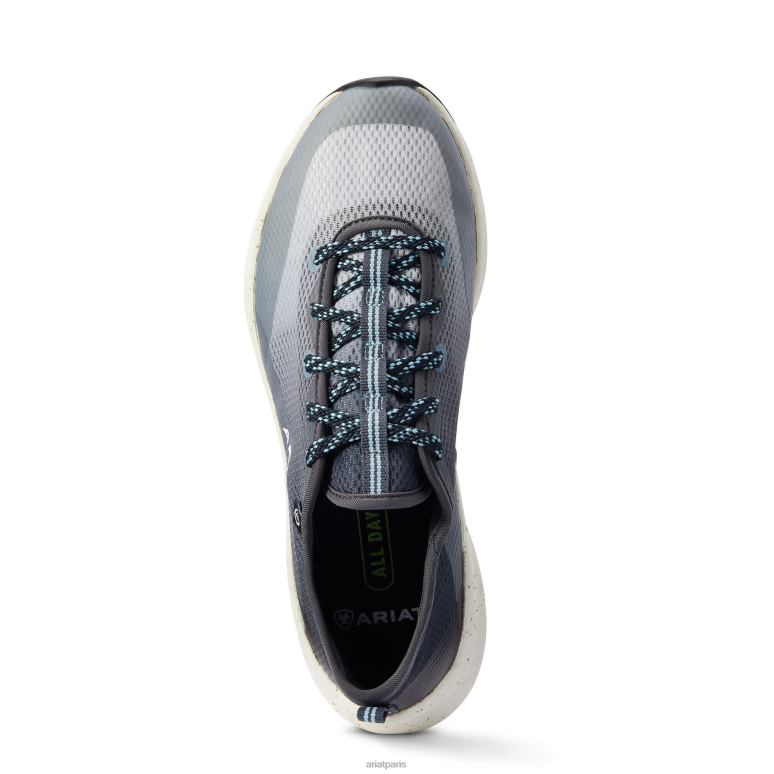 RJ66P2399 coureur de quart Ariat chaussure gris fumé femmes