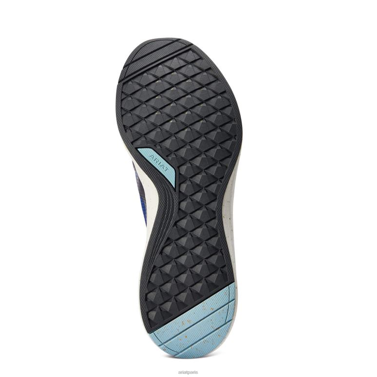 RJ66P2400 coureur de quart Ariat chaussure vagues bleues femmes