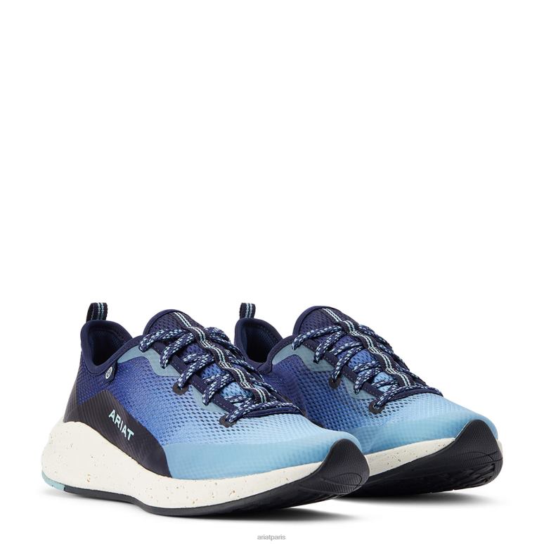 RJ66P2400 coureur de quart Ariat chaussure vagues bleues femmes