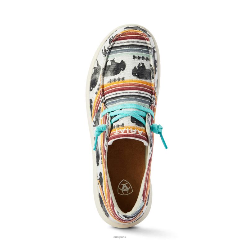 RJ66P2403 Hilo 2 Ariat chaussure impression de buffle femmes