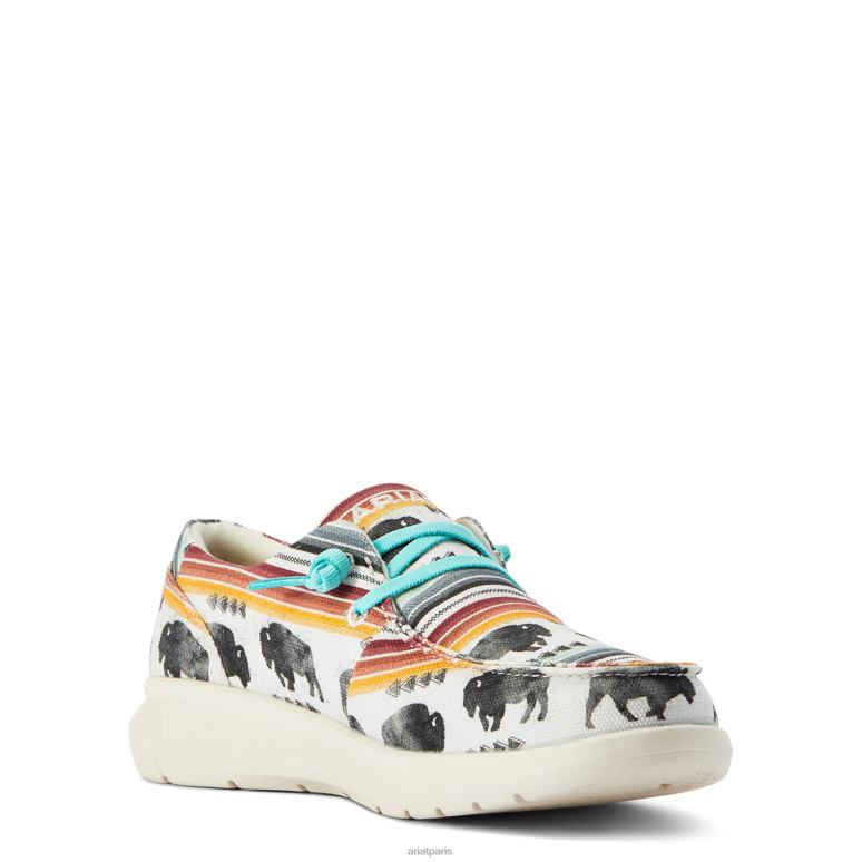 RJ66P2403 Hilo 2 Ariat chaussure impression de buffle femmes