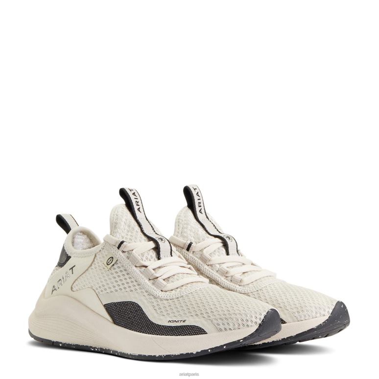 RJ66P2408 enflammer l'éco Ariat chaussure crème femmes