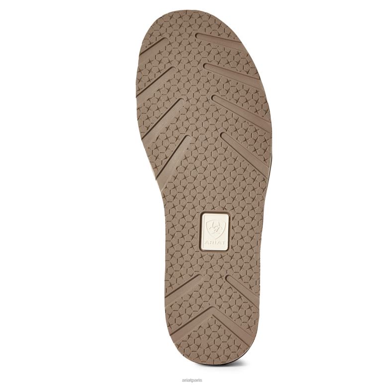 RJ66P2409 croiseur brodé Ariat chaussure bombardier marron femmes