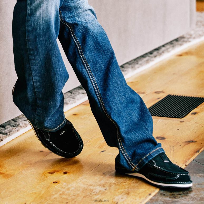 RJ66P2410 croiseur 1 Ariat chaussure Suède noir femmes