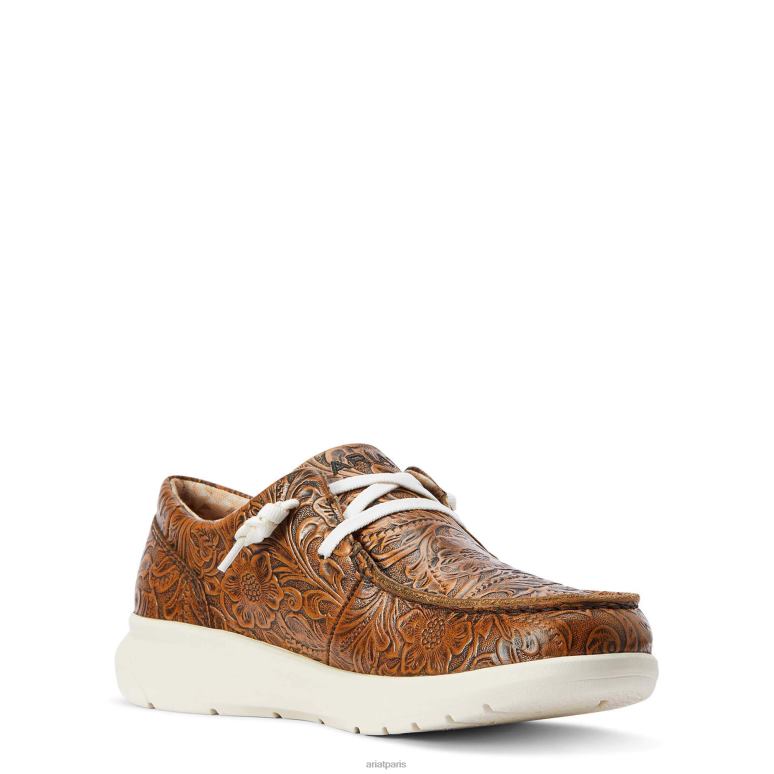 RJ66P2413 Hilo 2 Ariat chaussure relief floral marron femmes